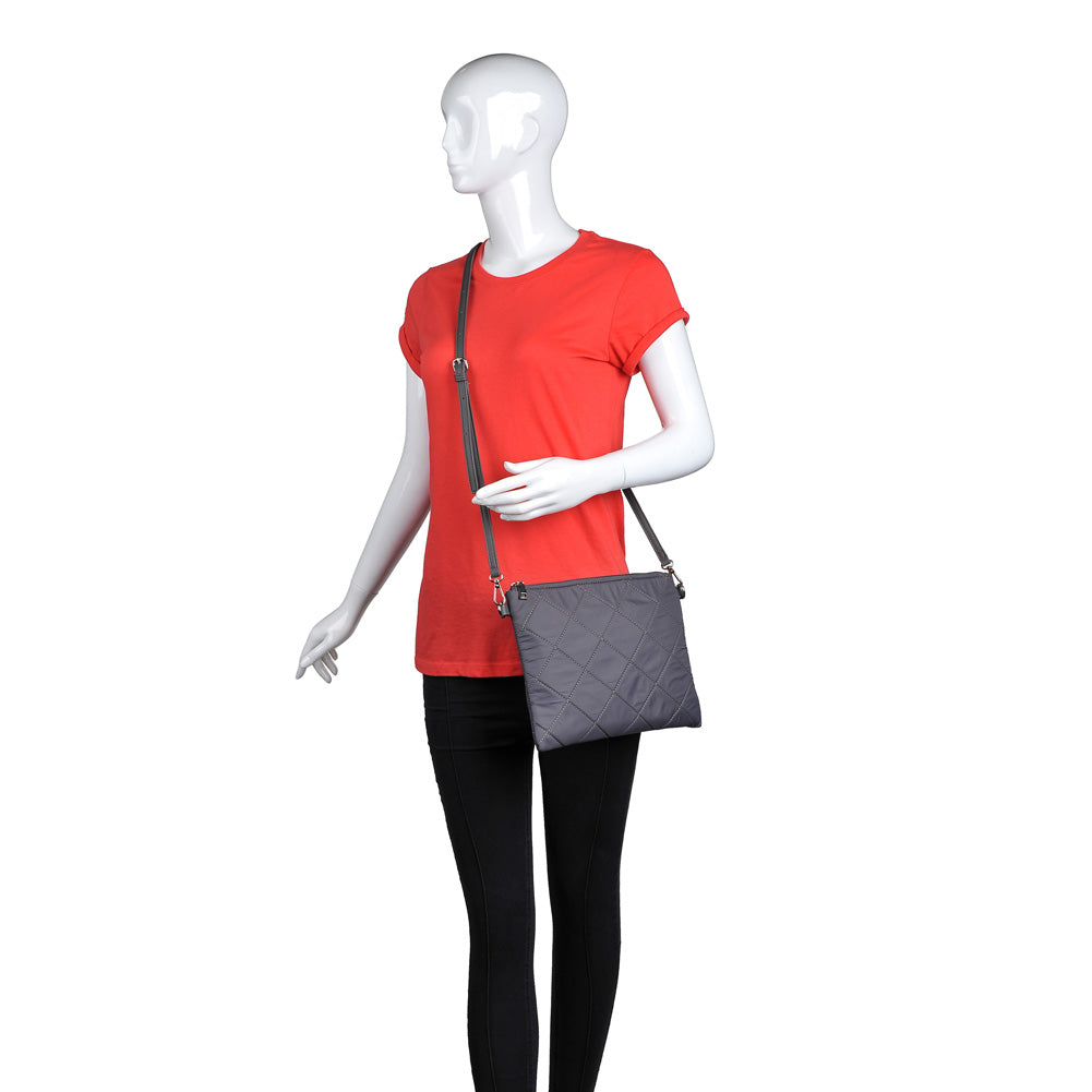 Woman wearing Charcoal Urban Expressions Rush Tote 840611156563 View 3 | Charcoal