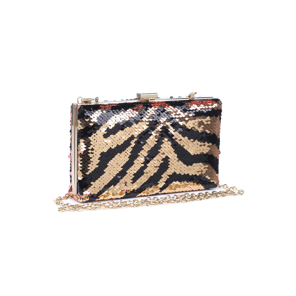 Product Image of Urban Expressions Diana Tiger Clutch NA-840611162274 View 2 | Tiger Stripes