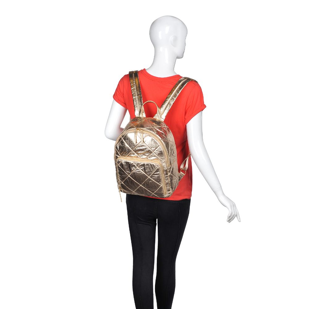 Product Image of Urban Expressions Elyse Backpack NA-840611164346 View 5 | Gold