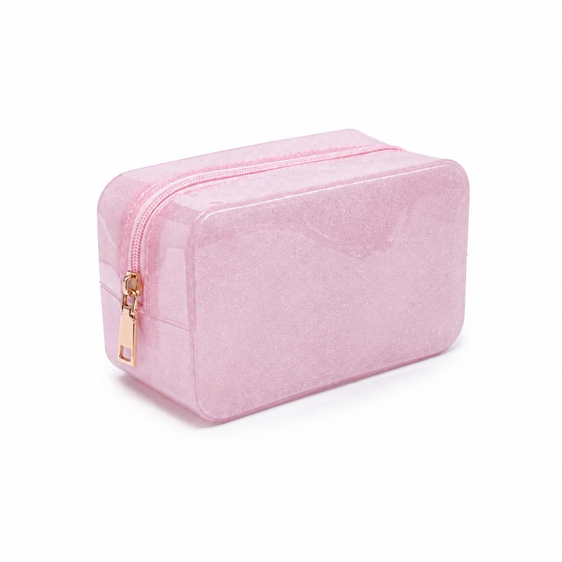 Urban Essentials Jelly Bean Cosmetic & Travel Organizer Pouch 840504217043 View 1 | Pink