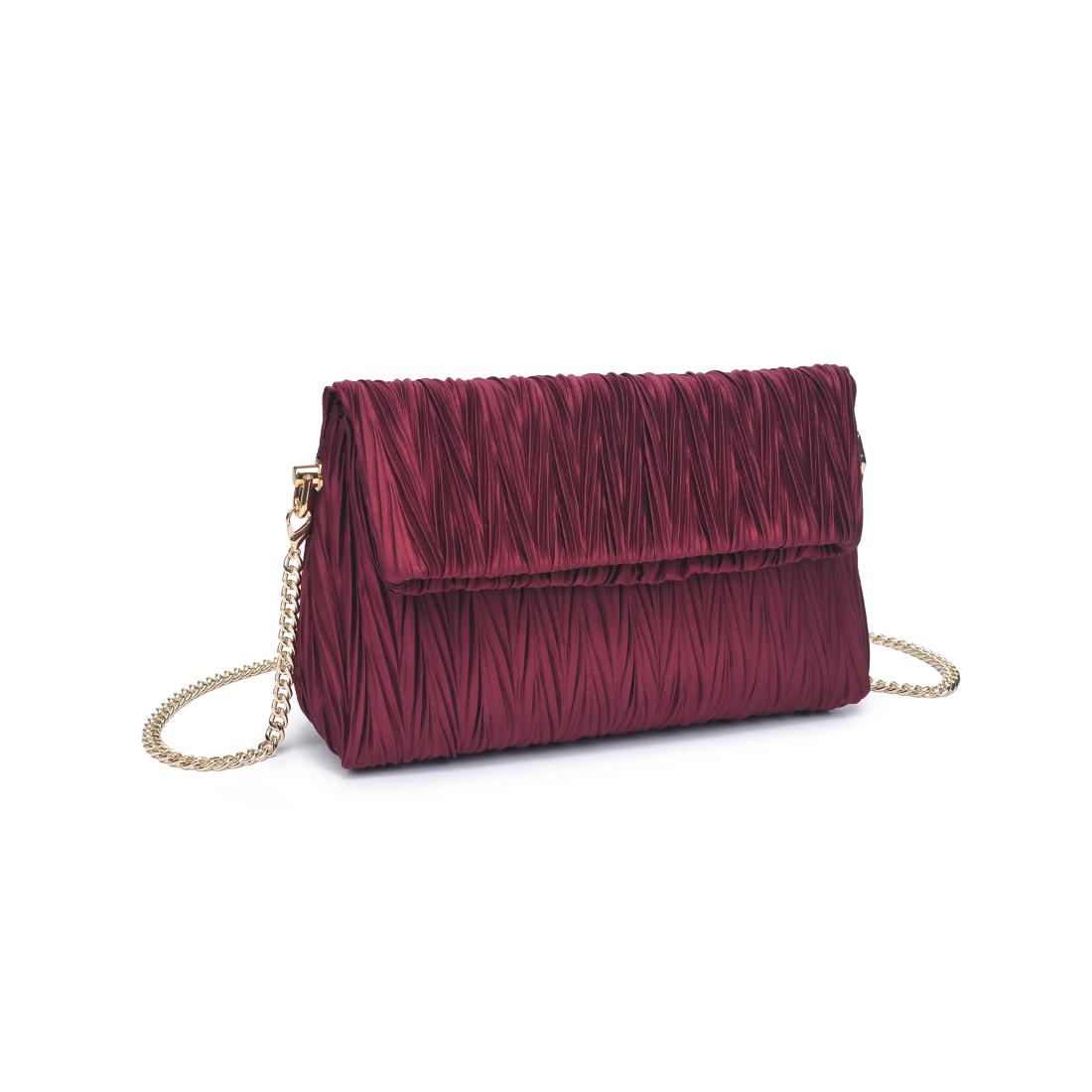 Product Image of Urban Expressions Annette Clutch 840611198624 View 6 | Burgundy