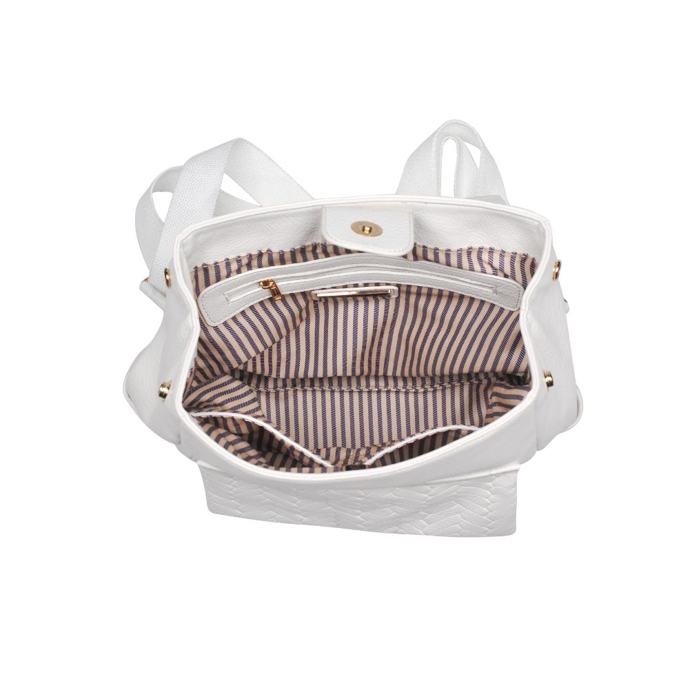Product Image of Urban Expressions Ronan Backpack 840611169693 View 4 | White