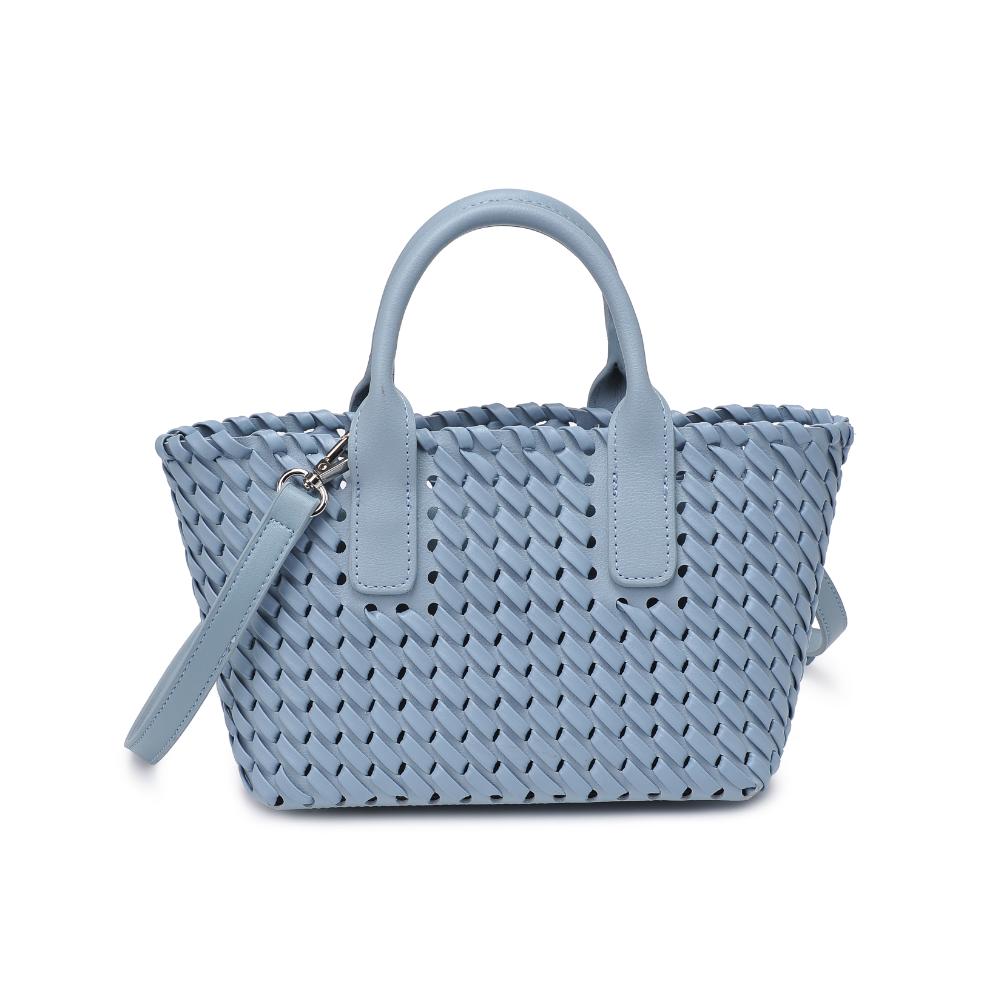 Woman wearing Denim Urban Expressions Paisley Tote 840611126344 View 7 | Denim