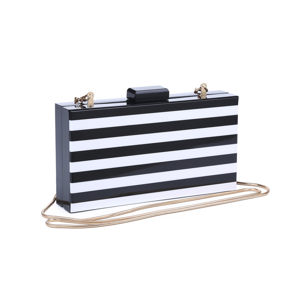 Product Image of Urban Expressions Margot Evening Bag NA-840611162328 View 2 | Black White