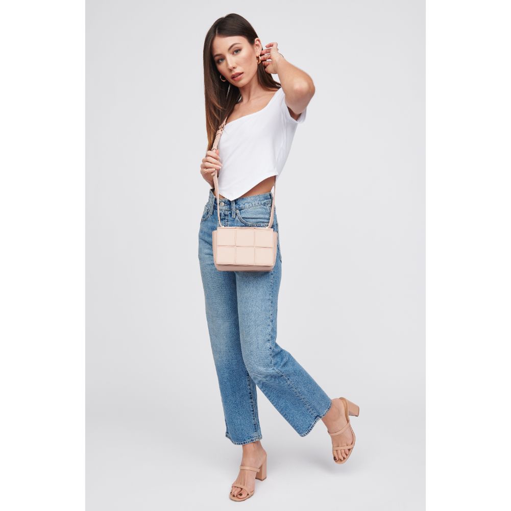 Woman wearing Natural Urban Expressions Amanda Crossbody 818209016070 View 3 | Natural