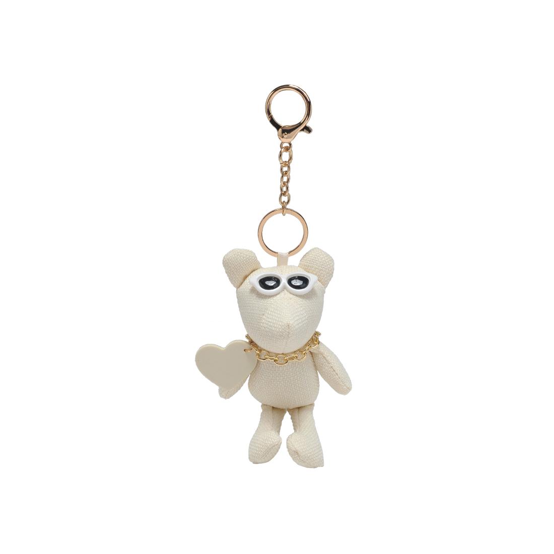 Product Image of Urban Expressions Ross Keychain Charm 840504201028 View 5 | Ivory
