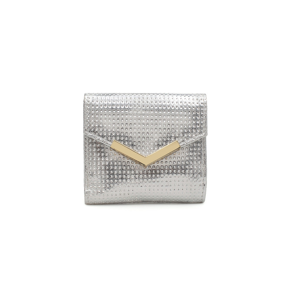 Product Image of Urban Expressions Stormi Wallet NA-840611150370 View 1 | Silver