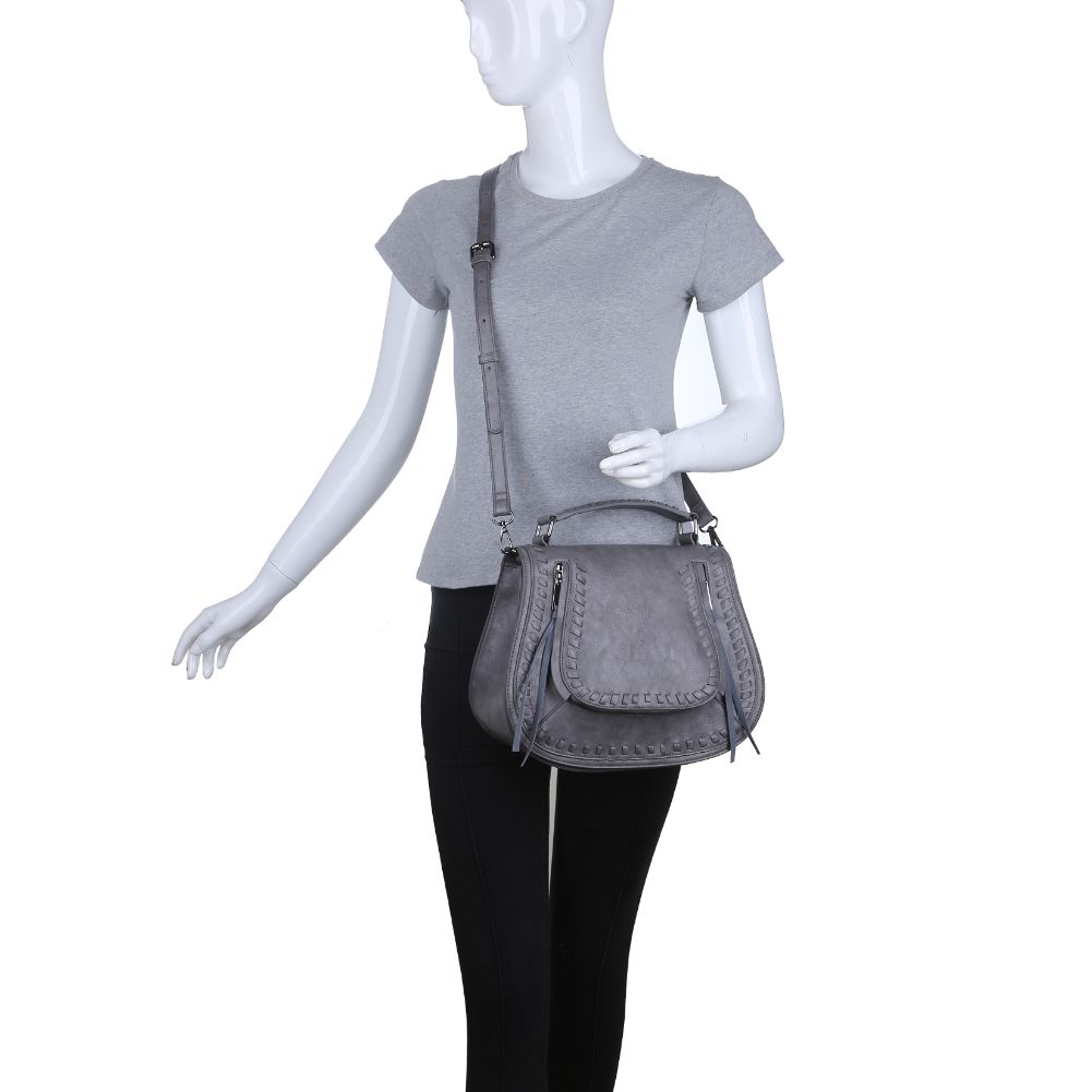 Product Image of Urban Expressions Khloe Crossbody 840611138323 View 5 | Charcoal