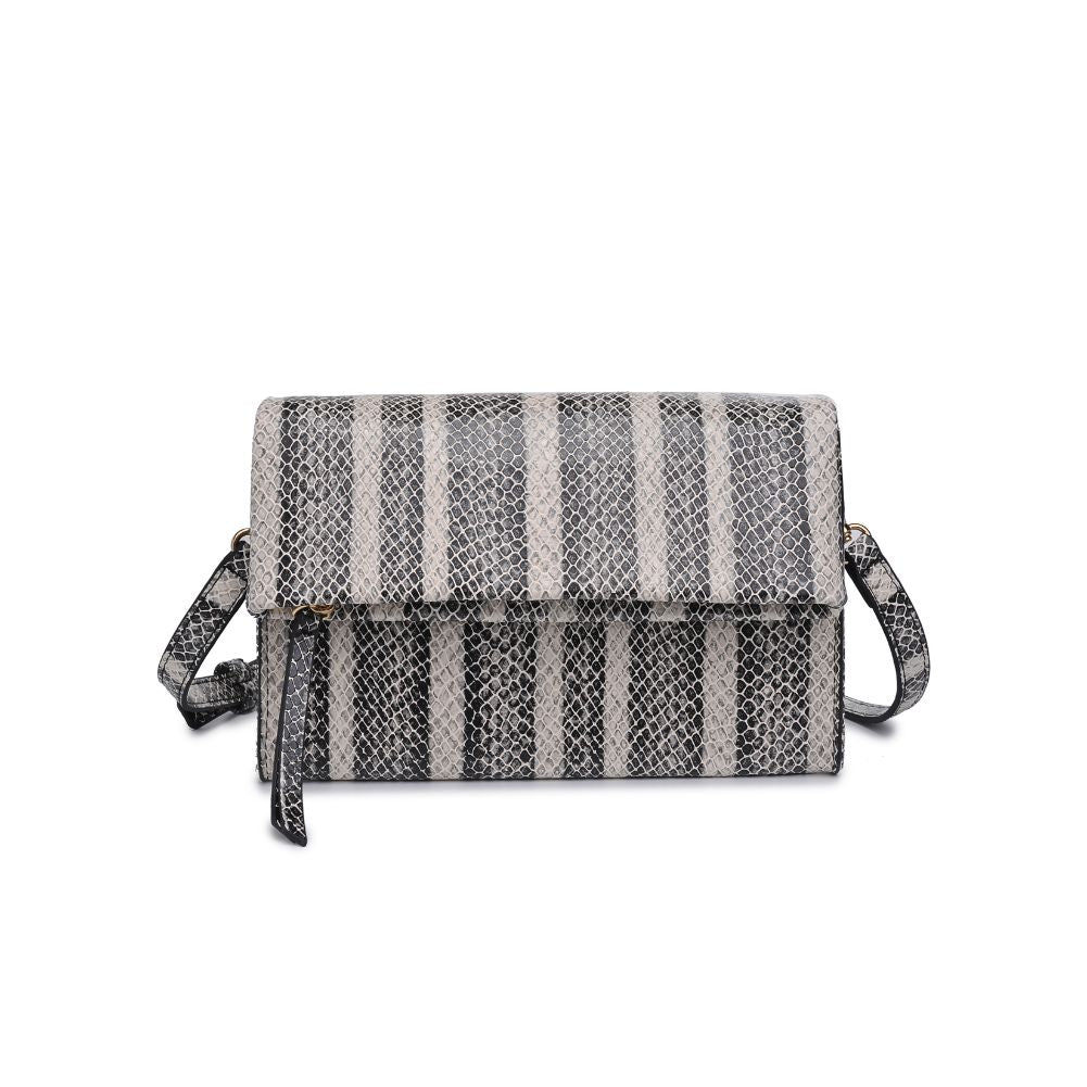 Product Image of Urban Expressions Bree Crossbody 840611174741 View 5 | Black White
