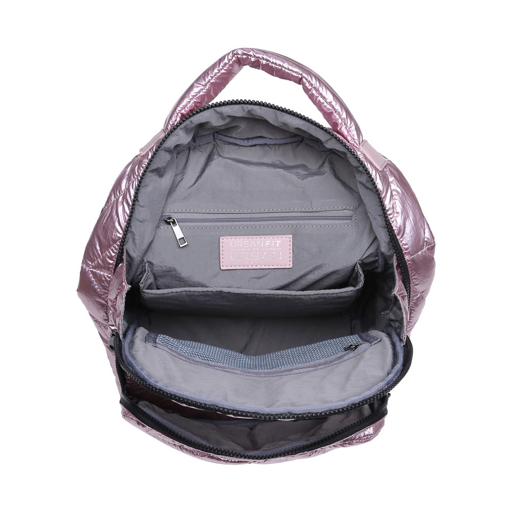 Product Image of Urban Expressions Grand Slam Backpack NA-840611162434 View 4 | Metallic Pink