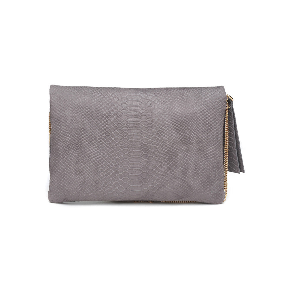 Product Image of Urban Expressions Natalia Clutch NA-840611150769 View 3 | Grey