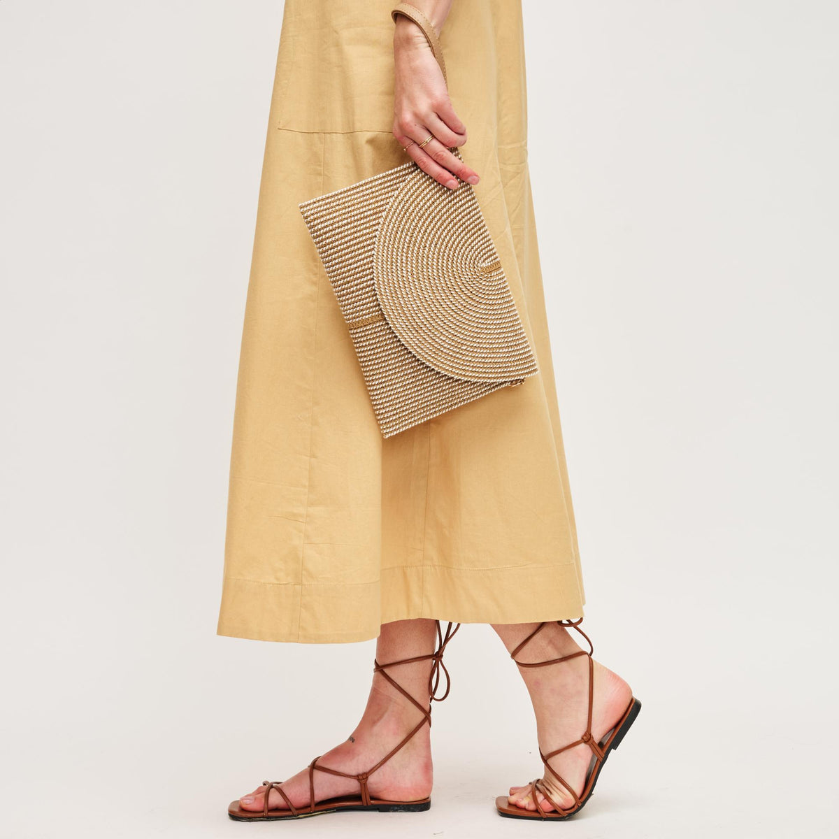 Woman wearing Natural Urban Expressions Melanie Clutch 840611152947 View 3 | Natural