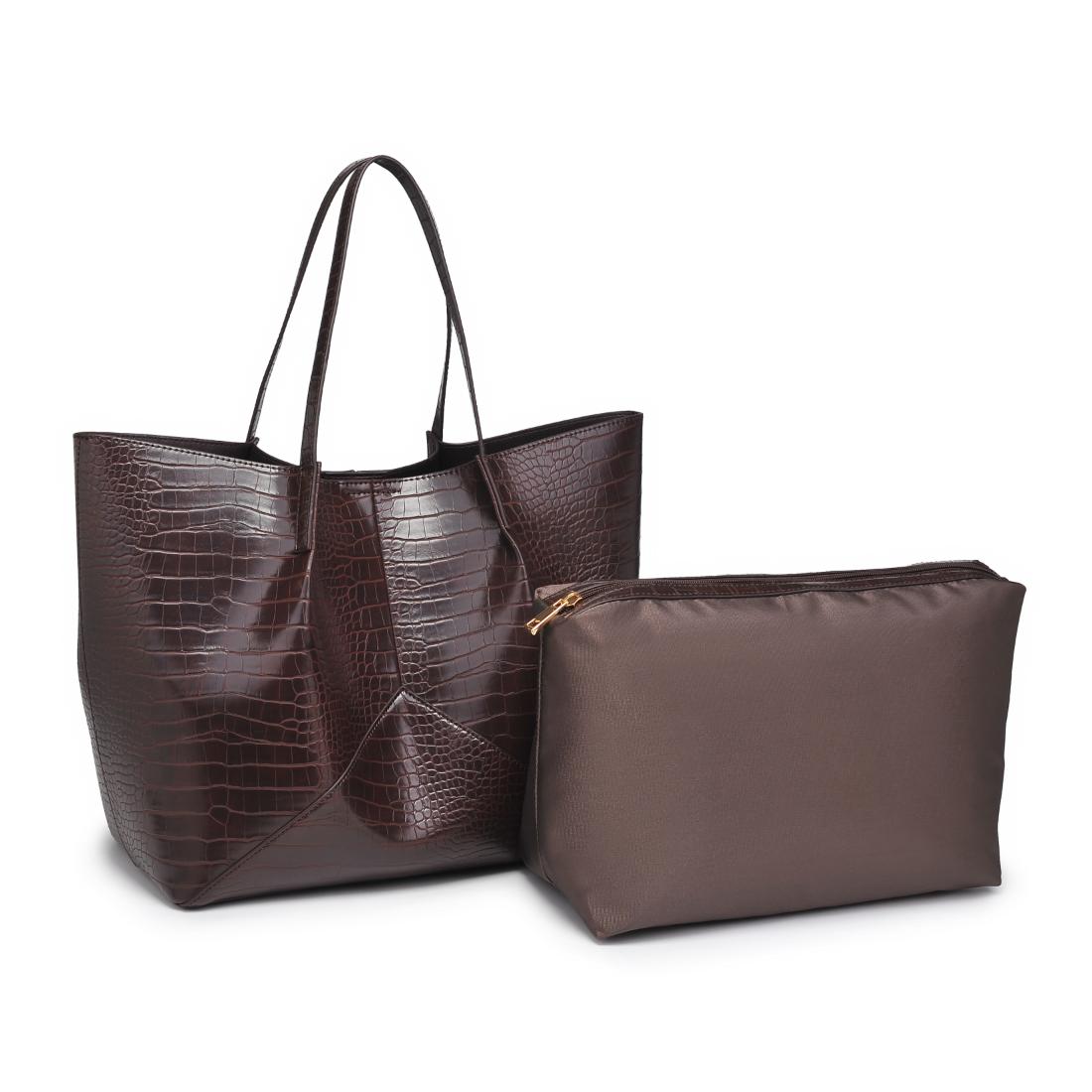Product Image of Urban Expressions Vita Tote 840611199317 View 2 | Chocolate