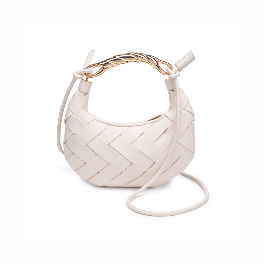 Woman wearing Oatmilk Urban Expressions Pamela Crossbody 840611147462 View 7 | Oatmilk
