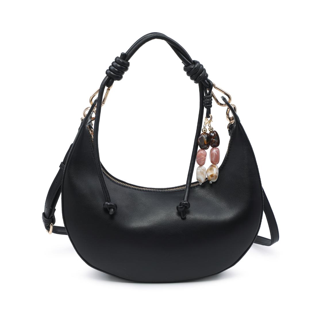 Woman wearing Black Urban Expressions Emilia Hobo 840504206429 View 5 | Black