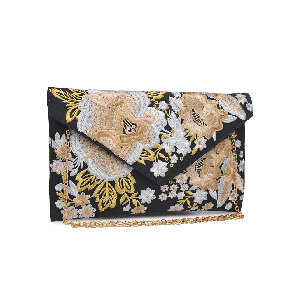 Product Image of Urban Expressions Florina Clutch NA-840611144058 View 2 | Black