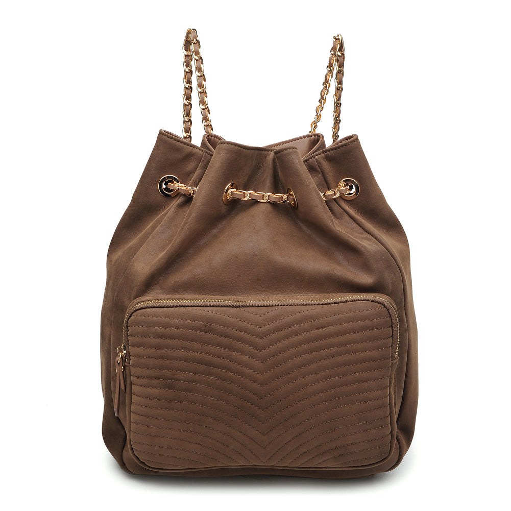 Product Image of Urban Expressions Farrah Backpack NA-840611153678 View 1 | Taupe