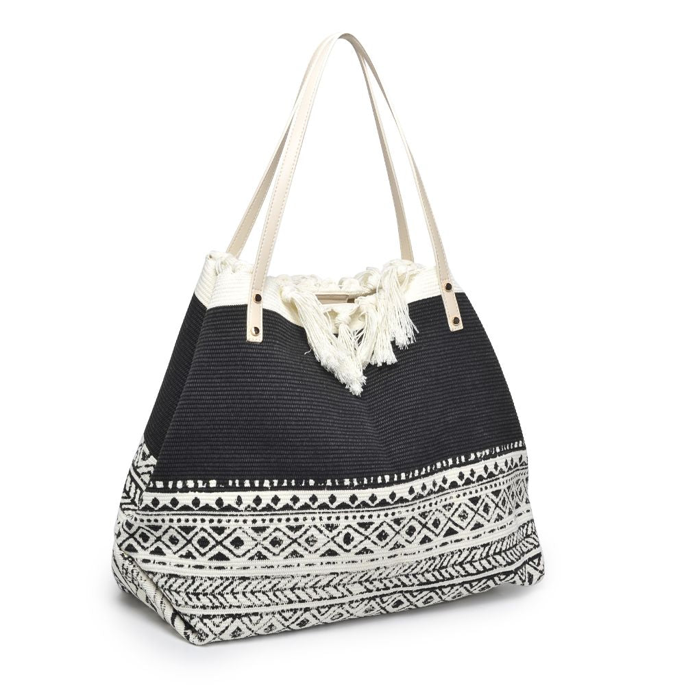 Product Image of Urban Expressions Vesper Tote 818209018005 View 6 | Black White
