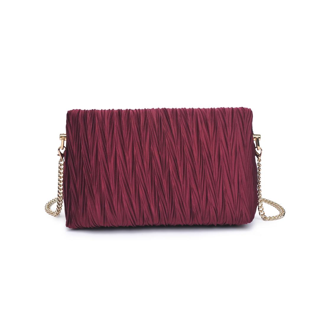 Product Image of Urban Expressions Annette Clutch 840611198624 View 7 | Burgundy