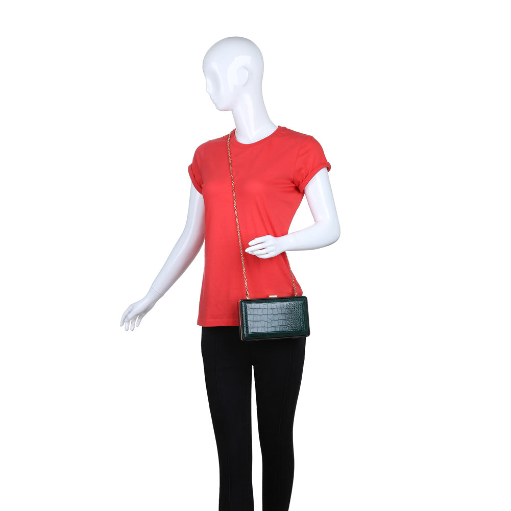 Product Image of Urban Expressions Elizabeth Clutch NA-840611157171 View 5 | Emerald