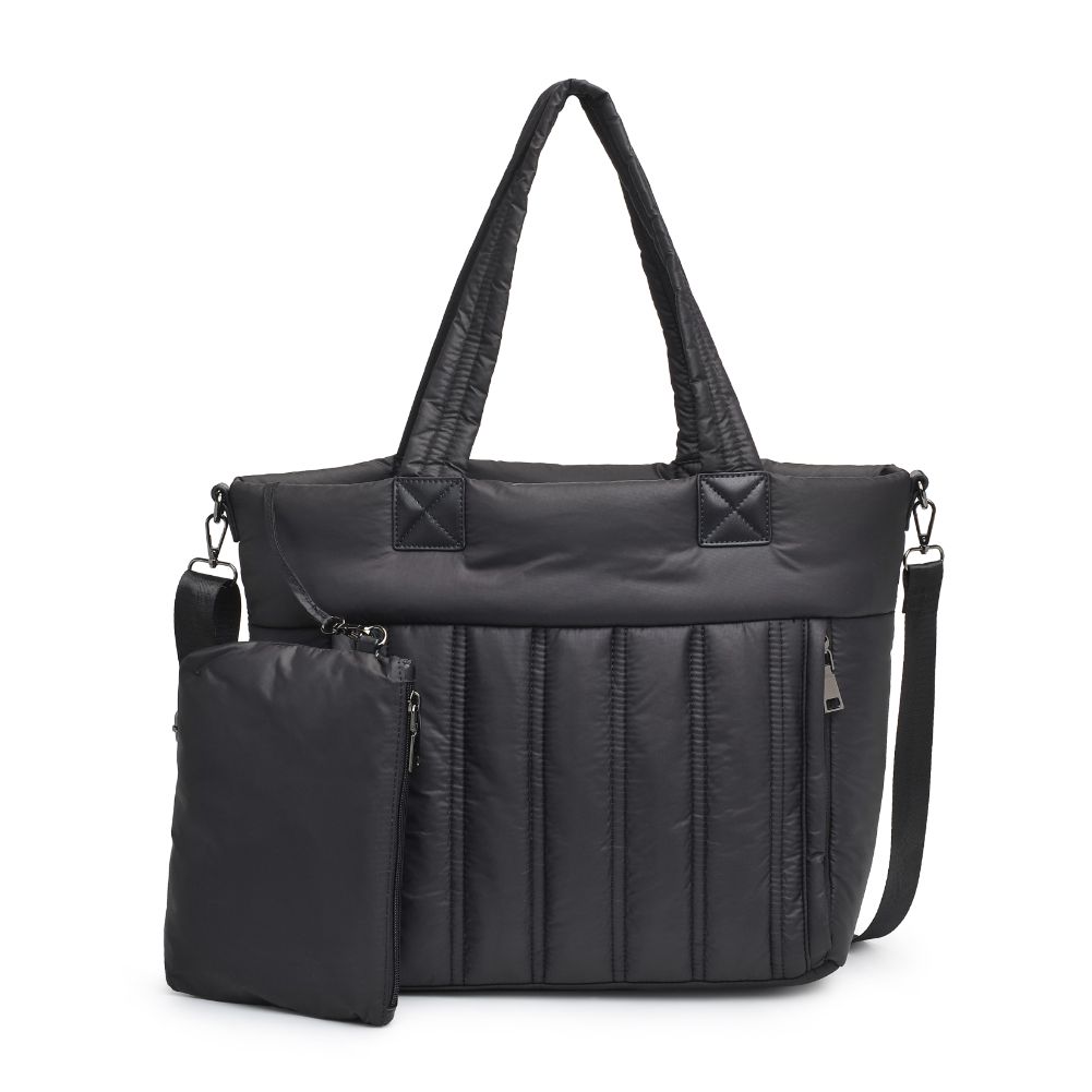 Product Image of Urban Expressions Ellis Tote 840611182678 View 5 | Black