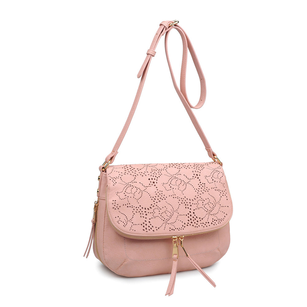 Woman wearing Blush Urban Expressions Sunday Messenger 840611148131 View 6 | Blush