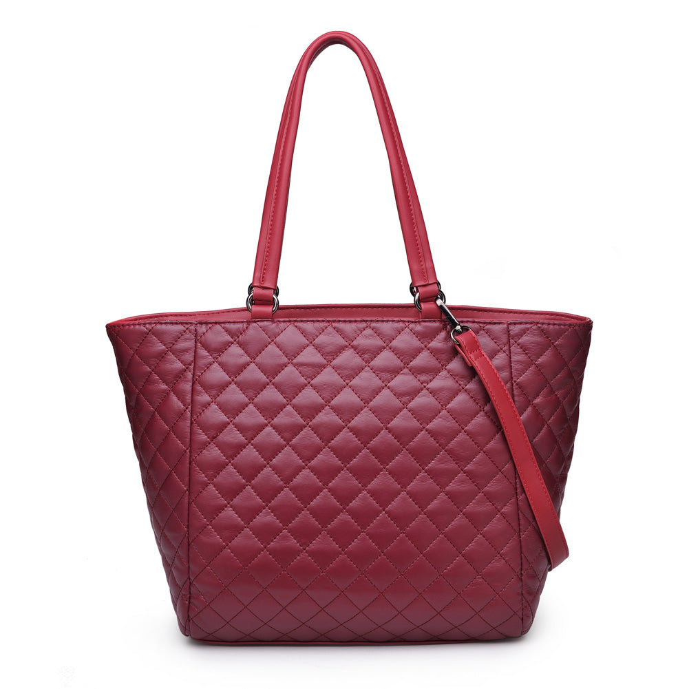 Product Image of Urban Expressions Plank Tote NA-840611154675 View 3 | Burgundy