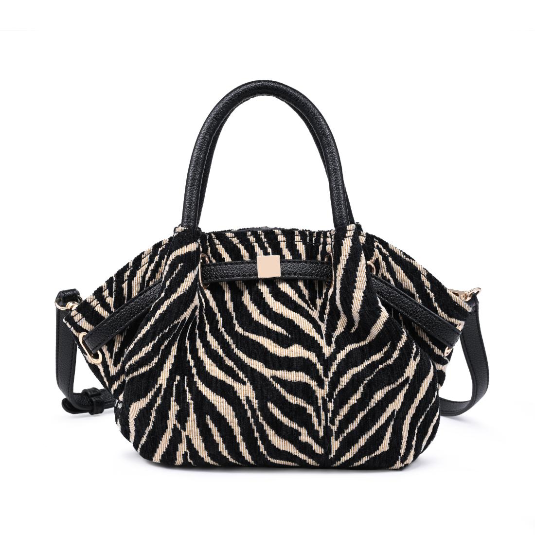 Urban Expressions Selena - Zebra Crossbody 840504214172 View 1 | Natural Black Zebra