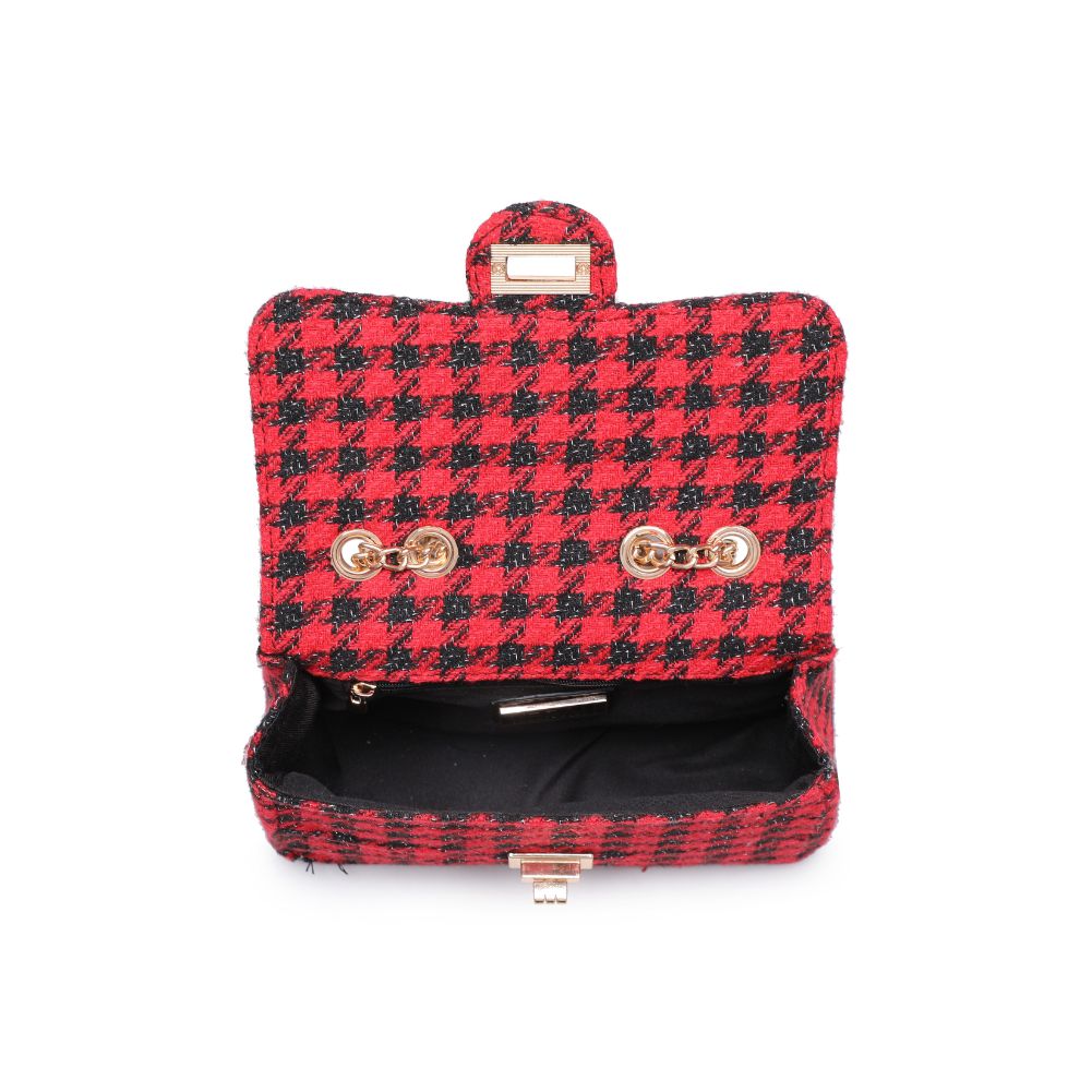 Woman wearing Red Black Urban Expressions Camille Shoulder Bag 840611120588 View 9 | Red Black
