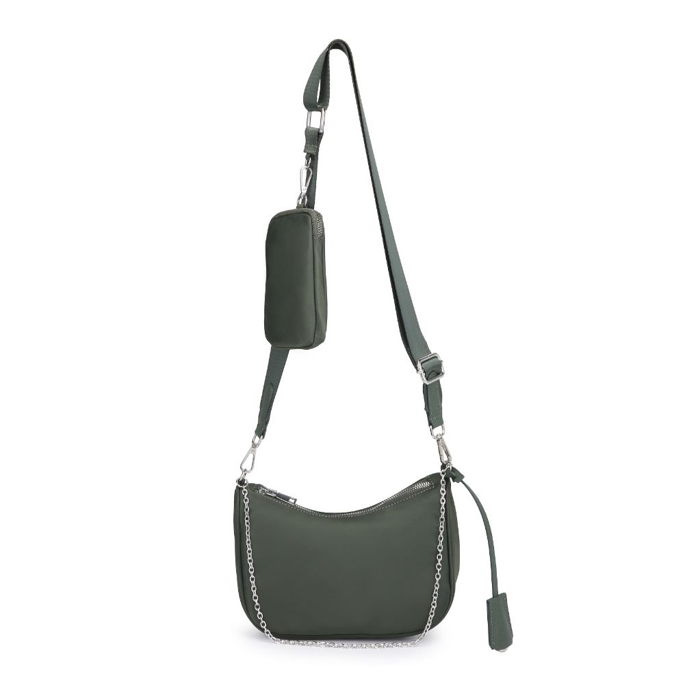 Product Image of Urban Expressions Joss - Nylon Crossbody 840611178466 View 5 | Hunter Green