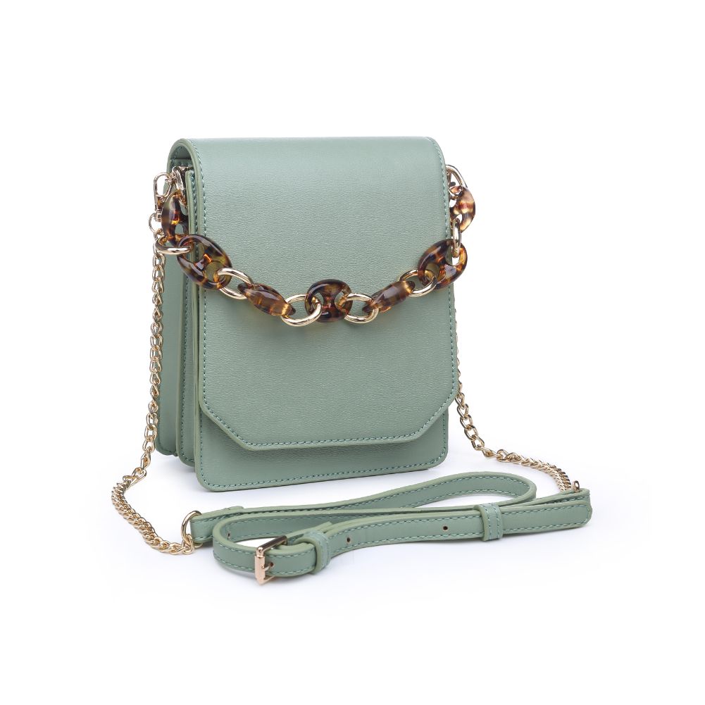 Woman wearing Mint Urban Expressions Bobbie Crossbody 840611169938 View 6 | Mint