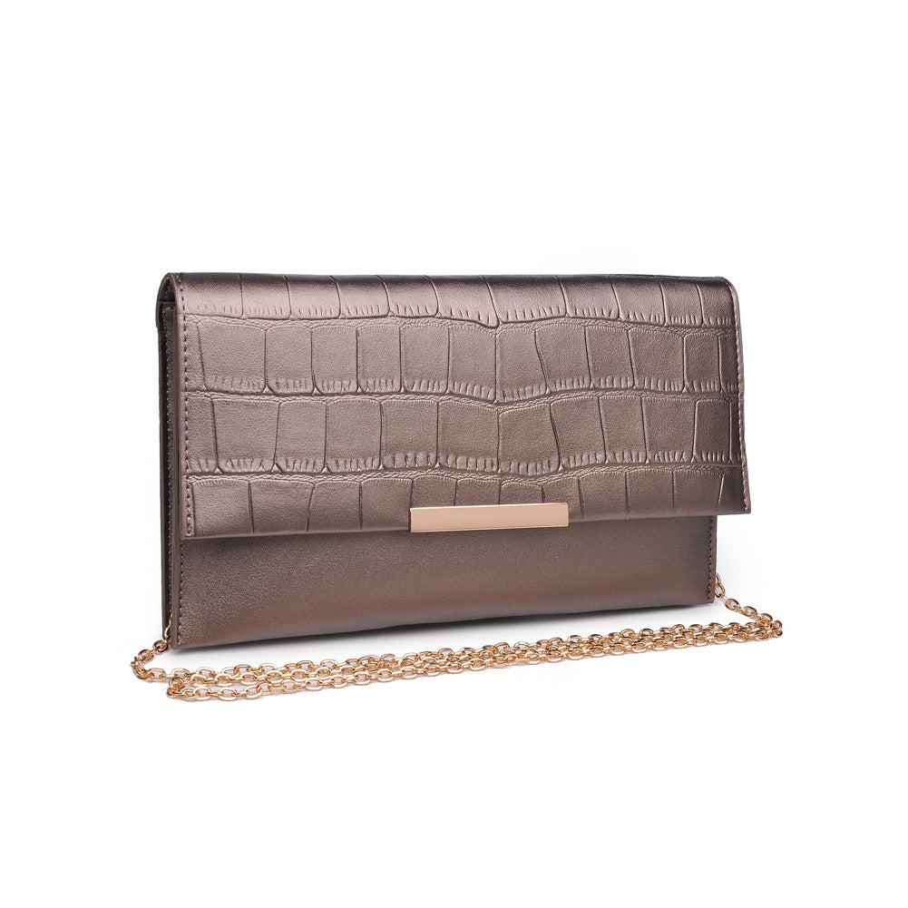 Product Image of Urban Expressions Estelle Clutch NA-840611156693 View 2 | Pewter