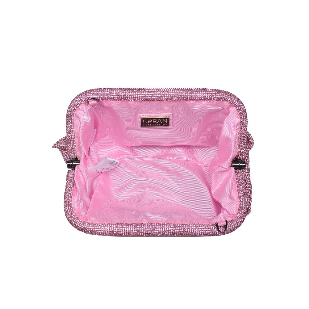 Woman wearing Pink Urban Expressions Irina Evening Bag 840611121660 View 9 | Pink