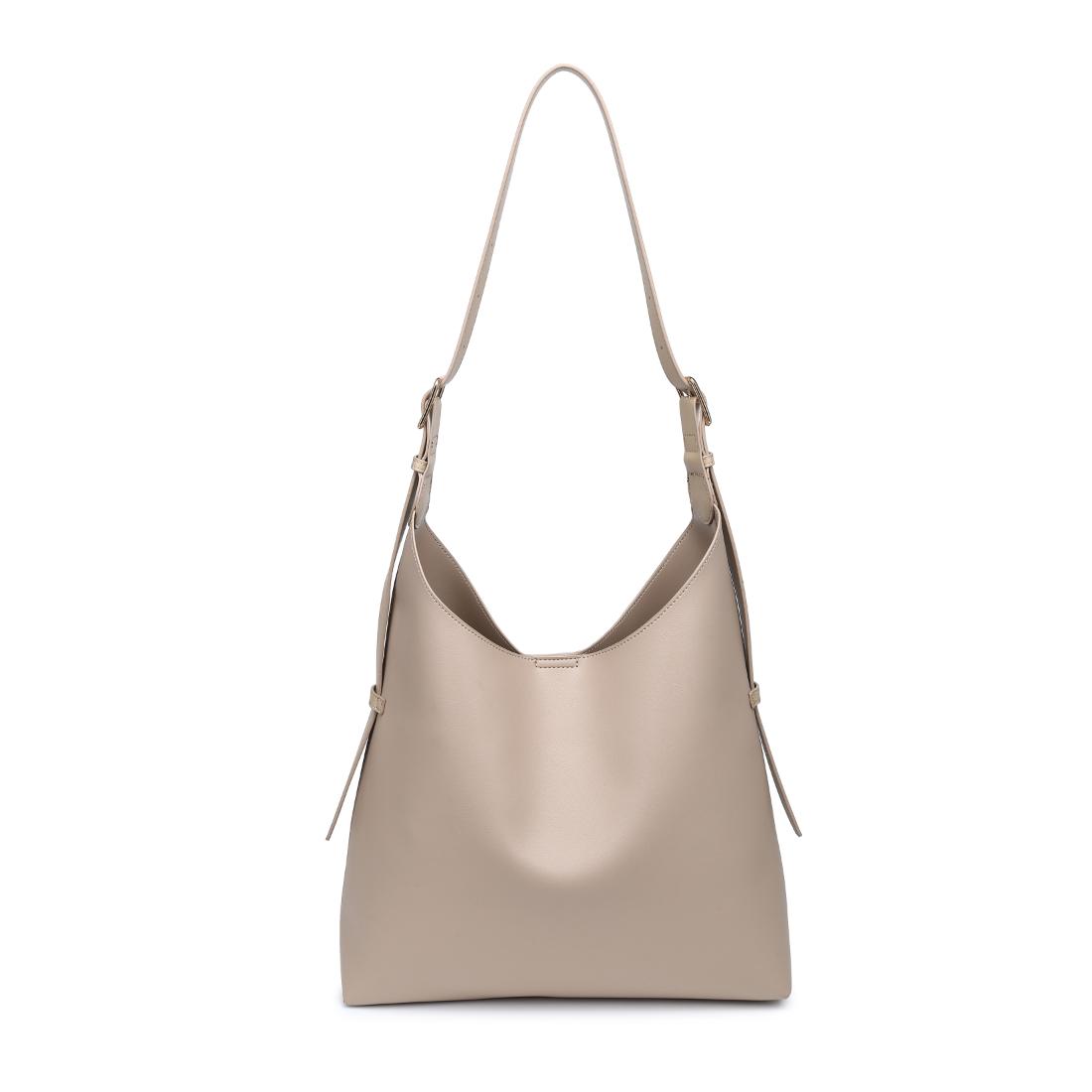 Woman wearing Almond Urban Expressions Maria Hobo 840504206276 View 5 | Almond