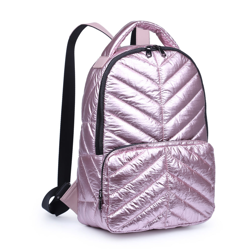 Product Image of Urban Expressions Grand Slam Backpack NA-840611162434 View 2 | Metallic Pink