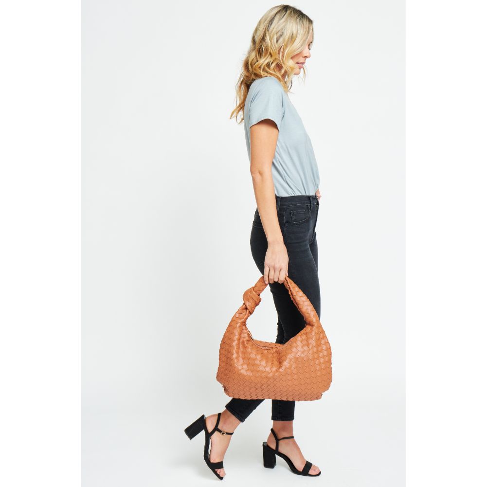 Woman wearing Whisky Urban Expressions Vanessa Hobo 840611179777 View 4 | Whisky
