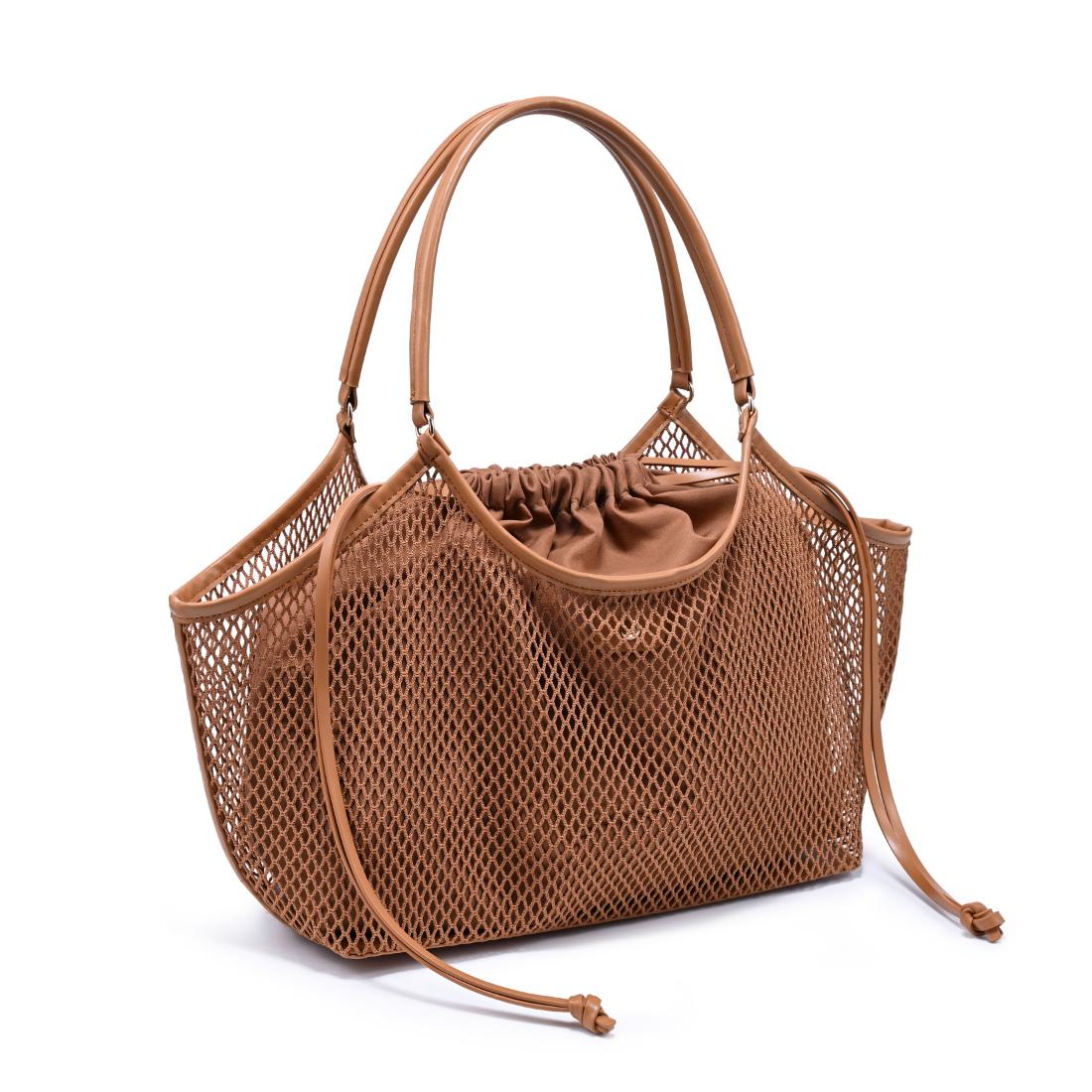 Woman wearing Tan Urban Expressions Easton Tote 840504205217 View 6 | Tan