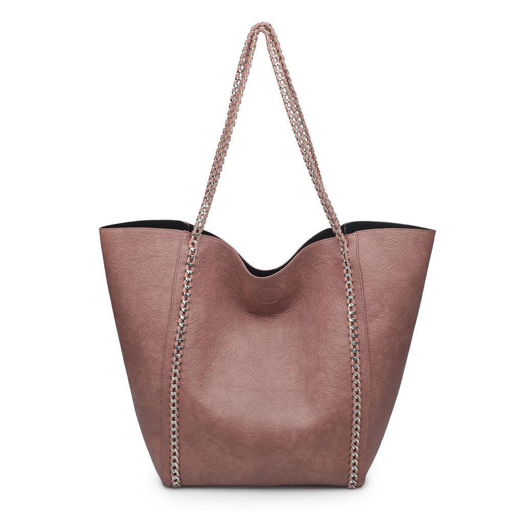 Product Image of Urban Expressions Matilda Tote NA-840611151445 View 1 | Mauve