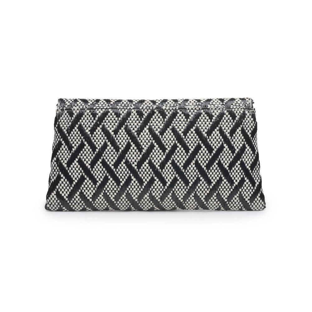 Product Image of Urban Expressions Emilia Clutch 840611172211 View 3 | Black White