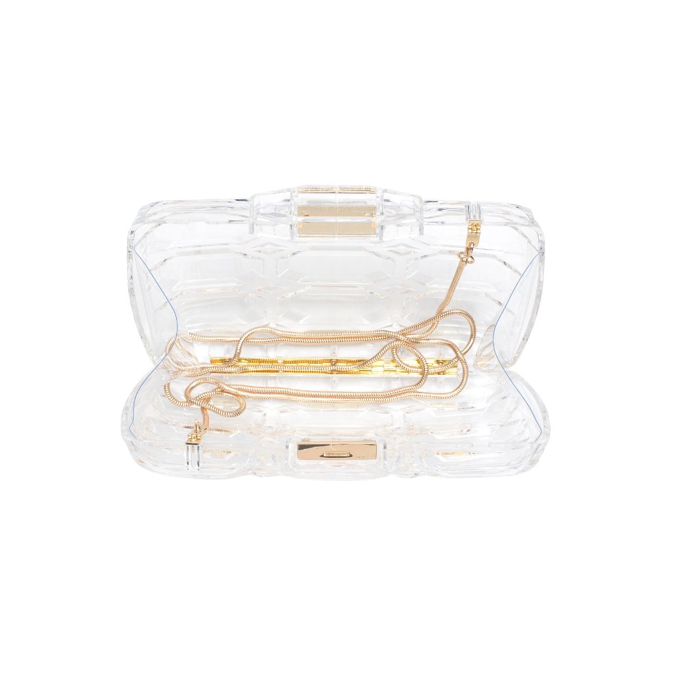 Product Image of Urban Expressions Rexha Evening Bag 840611171665 View 8 | Clear