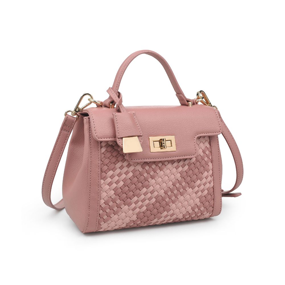 Woman wearing French Rose Urban Expressions Marcia Crossbody 840611170392 View 6 | French Rose