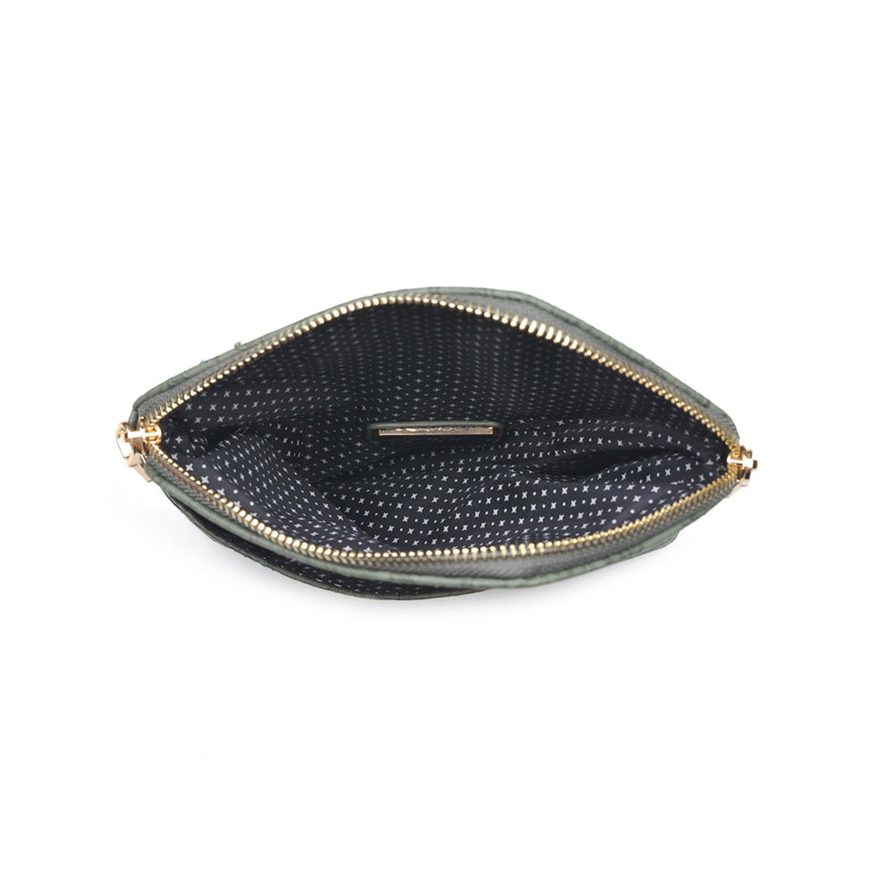 Product Image of Urban Expressions Lucy Floral Wristlet NA-840611151537 View 4 | Olive