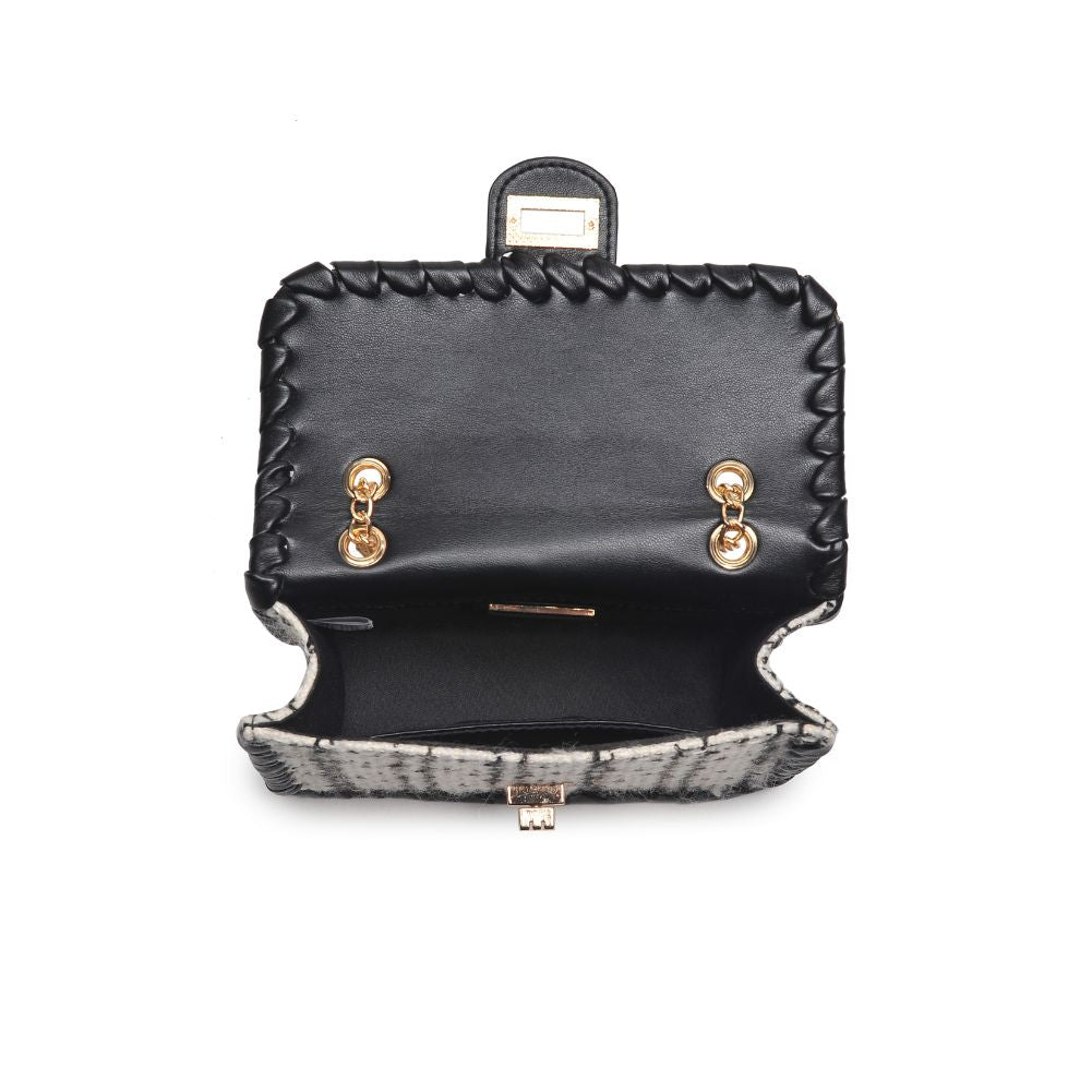Product Image of Urban Expressions Marjorie Crossbody 840611101129 View 8 | Black White