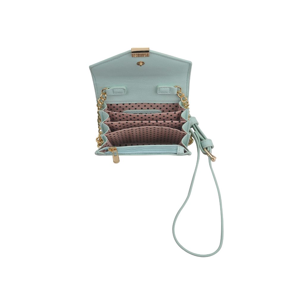 Product Image of Urban Expressions Jasmine - Croc Crossbody 840611171238 View 4 | Pistachio
