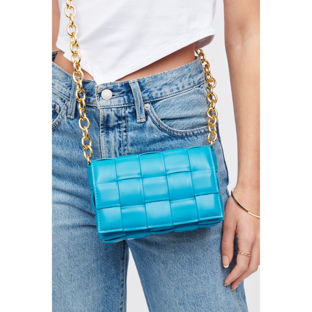 Woman wearing Ocean Urban Expressions Holden Crossbody 818209018319 View 1 | Ocean