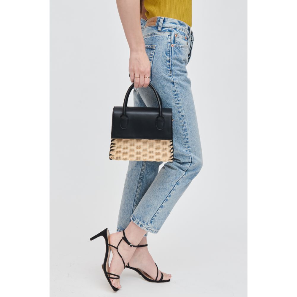 Woman wearing Black Urban Expressions Caspian Crossbody 840611106841 View 2 | Black