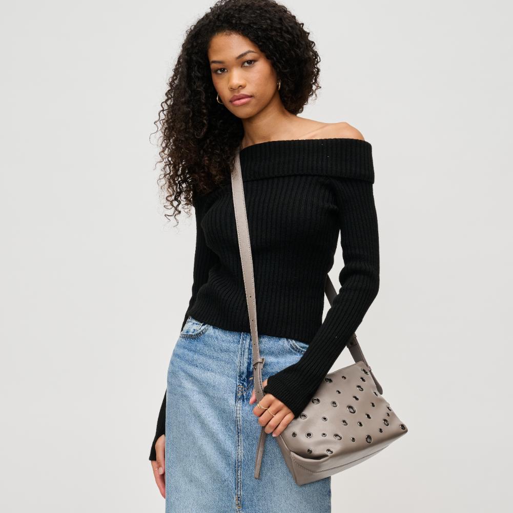 Woman wearing Black Urban Expressions Taran Crossbody 840611194251 View 1 | Black