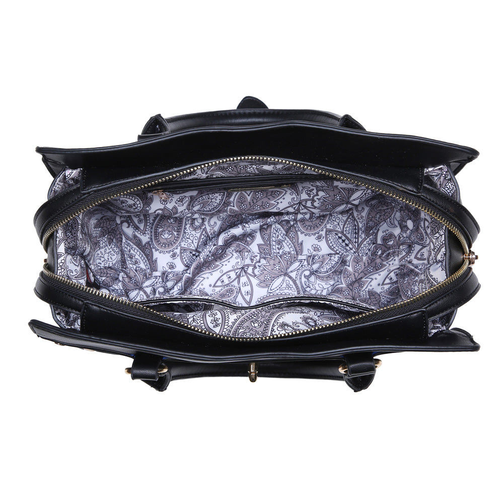 Product Image of Urban Expressions Cleo Satchel NA-840611149442 View 4 | Black