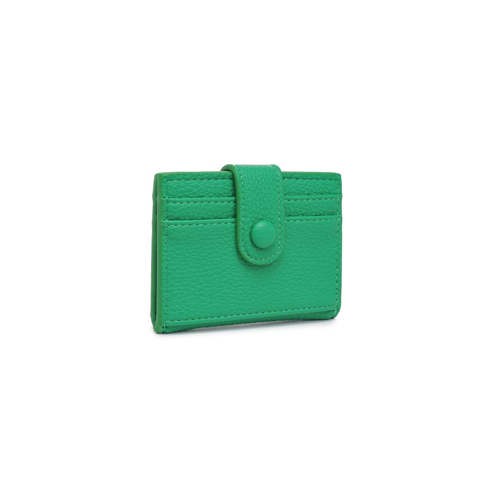Woman wearing Kelly Green Urban Expressions Lola Card Holder 818209018241 View 6 | Kelly Green
