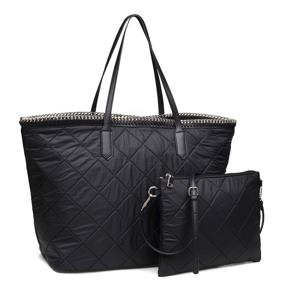 Woman wearing Black Urban Expressions Rush Tote 840611156532 View 2 | Black